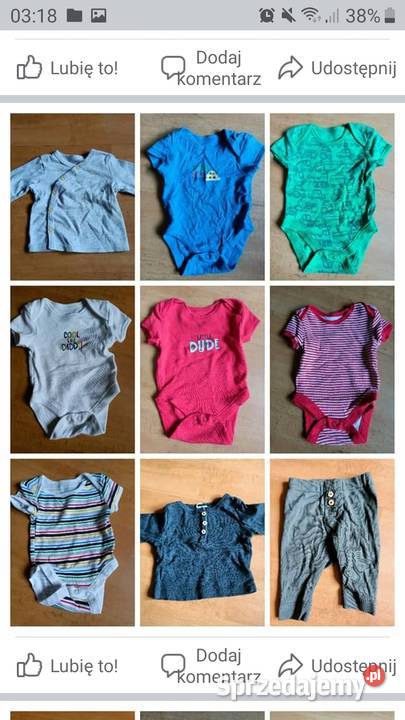 Mega Paka chłopaka 72 sztuki rozmiary 5662 mazowieckie Warszawa