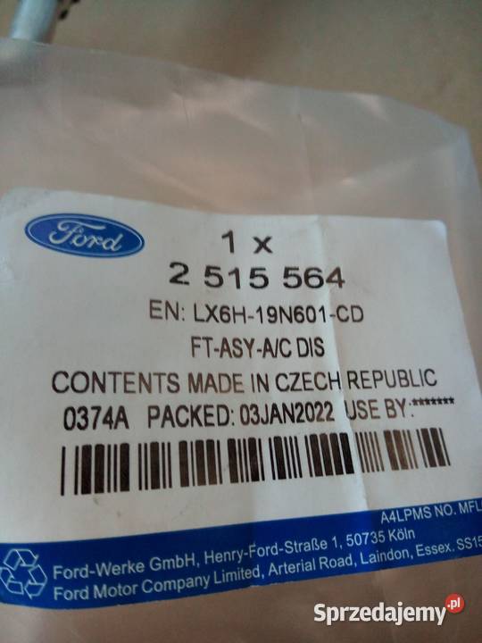 Ford Kuga MK3 Hybryd przewód klimatyzacji LX6H Turek