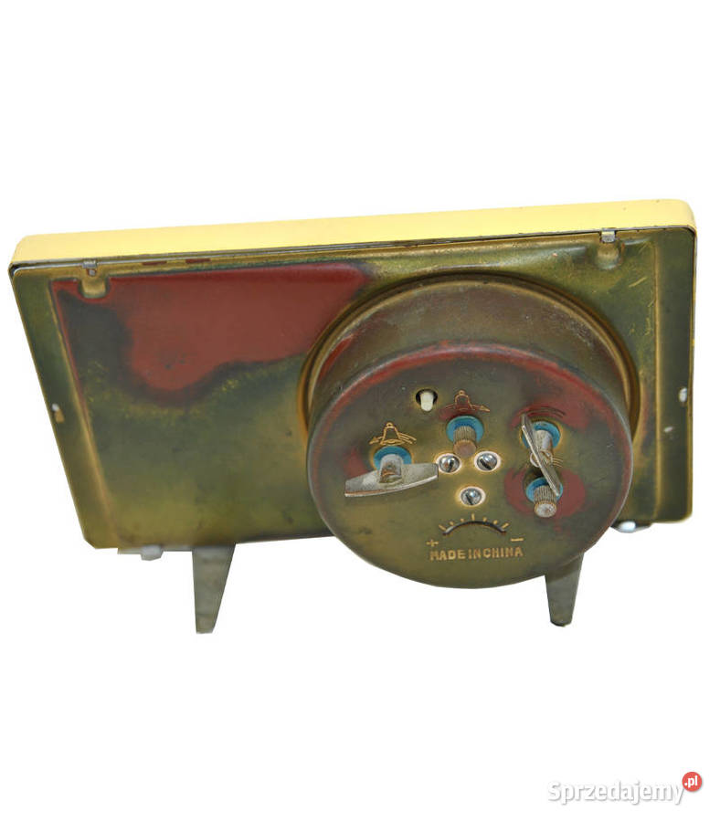 Stylowy vintageowy zegar stołowy w klasycznym małopolskie Wieliczka