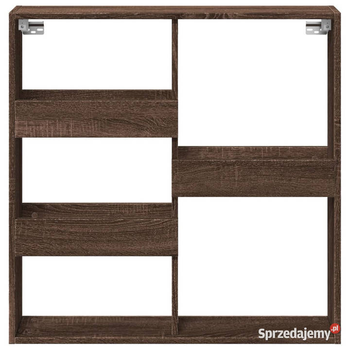 Szafka ścienna brązowy dąb 80x15x80 WM854550 Warszawa