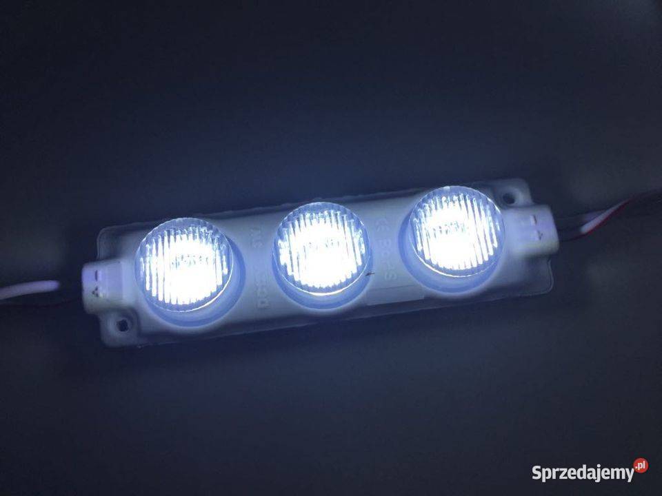 Moduł soczewkowy biały 3W 75 12V 1 nieuszkodzony mazowieckie Pomiechówek