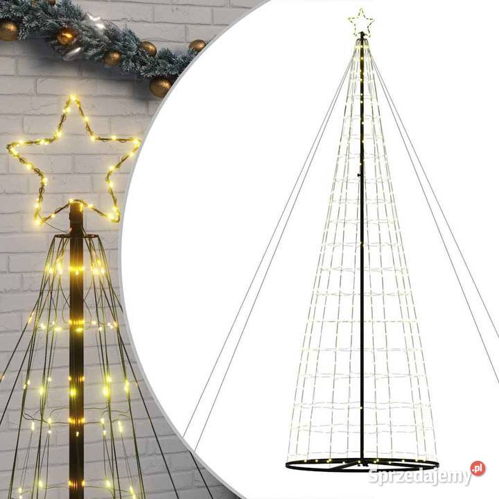 vidaXL Choinka LED 1534 LEDs Ciepła biel 503 Warszawa sprzedam