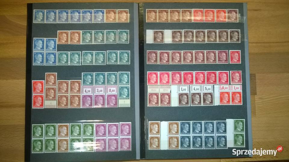 znaczki III RZESZA zestaw 80 czyste Warszawa sprzedam