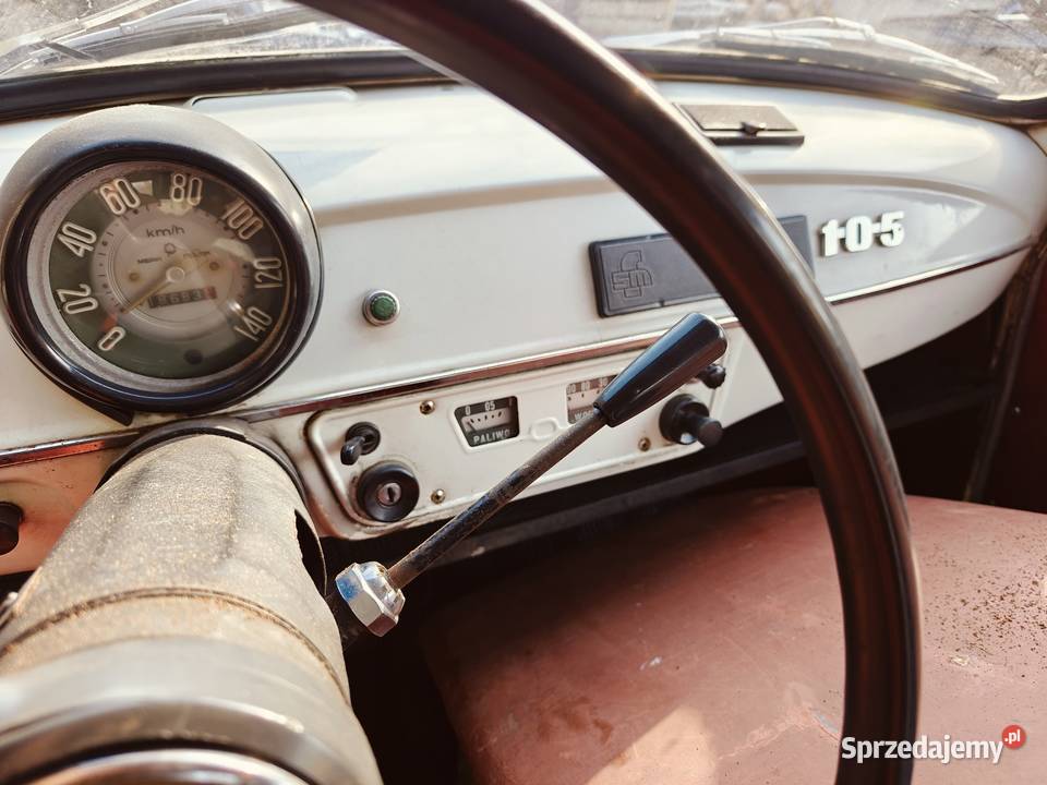 Syrena 105 zarejestrowana OC na chodzie Wodzisław Śląski