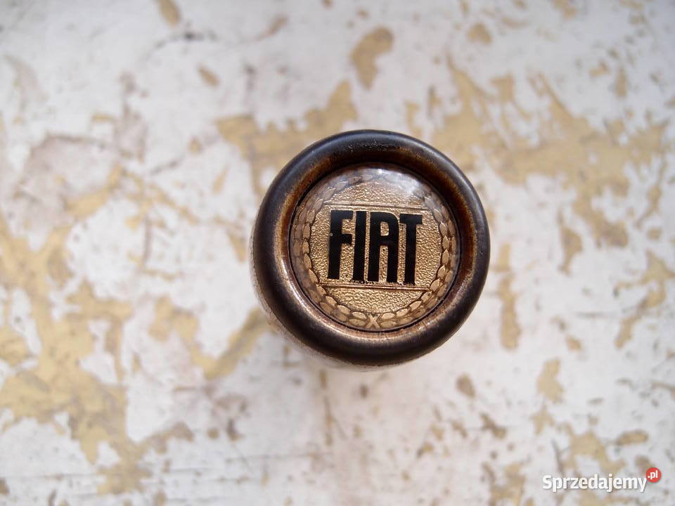 Drewniana gałka zmiany biegów FIAT produkcja PRL Łódź