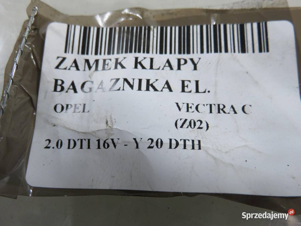 ZAMEK KLAPY OPEL VECTRA C Z02 09180104 495072894 małopolskie sprzedam