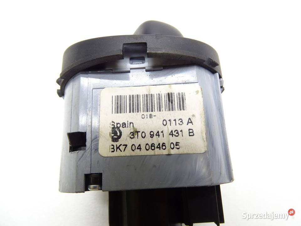 WŁĄCZNIK PRZEŁĄCZNIK ŚWIATEŁ 3T0941431B SKODA