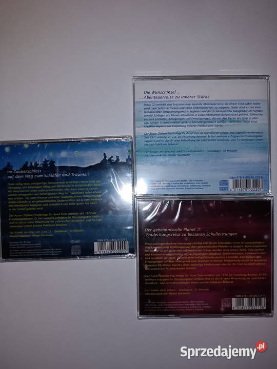 3 płyty CD j niemiecki każda ok 30 min dzieci Pozostałe