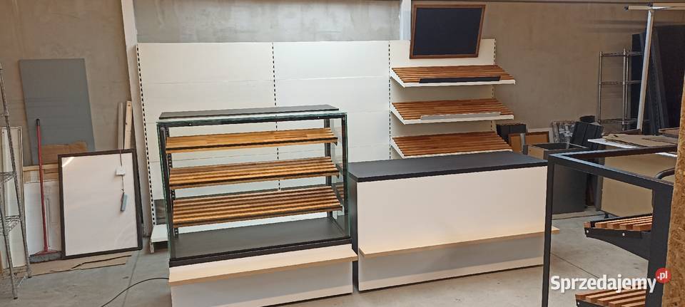 Witryna neutralna lada sprzedażowa regał Szczecin
