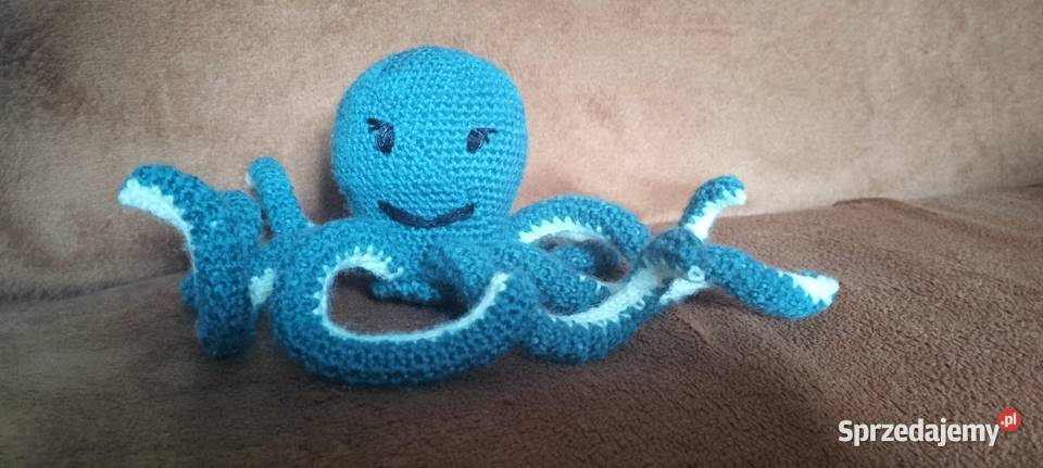 Maskotka na szydełku ośmiornica