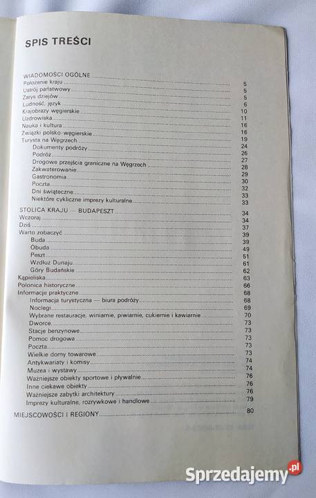 WĘGRY przewodnik turystyczny Rok wydania 1989 podlaskie Hajnówka