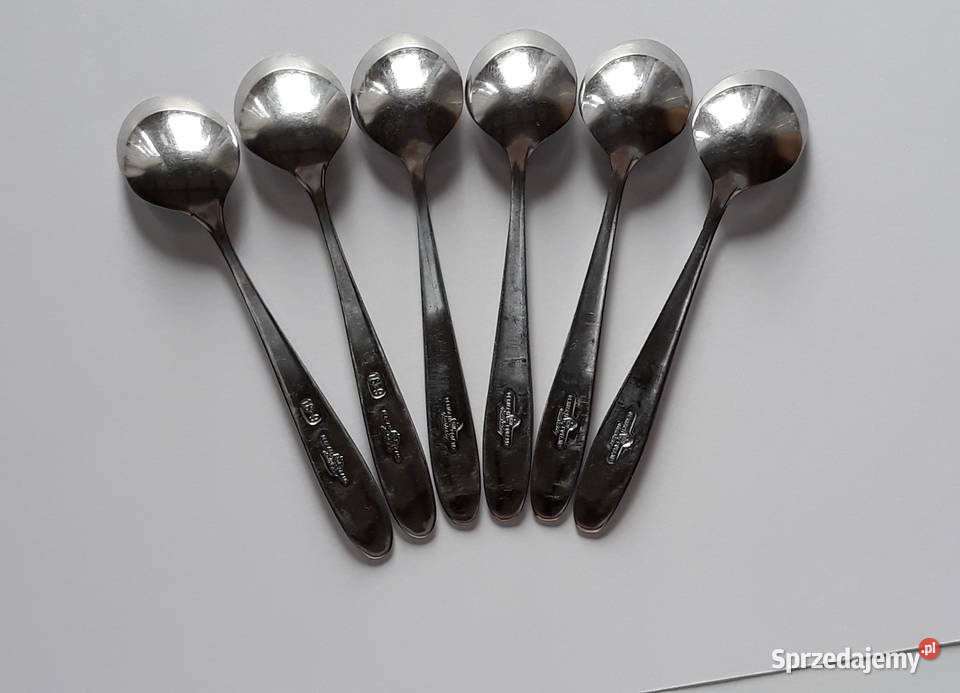 Łyżeczki do kawy mokki KŁOS Gerlach sztućce PRL Dąbrowa Górnicza sprzedam