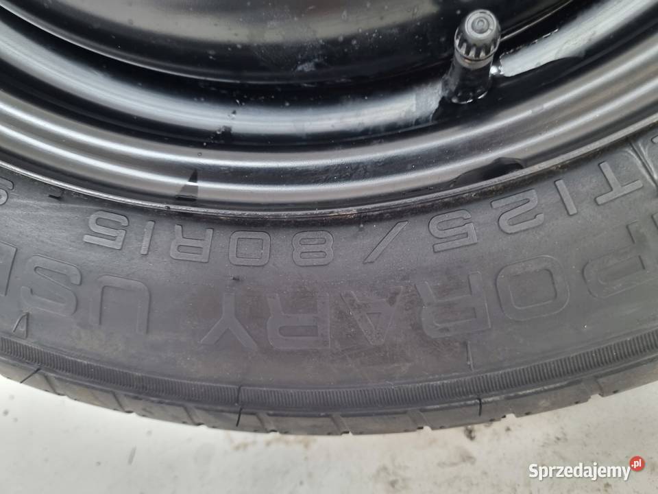 KOŁO DOJAZDOWE Peugeot 207 dojazdówka 12580 R15 Chełm