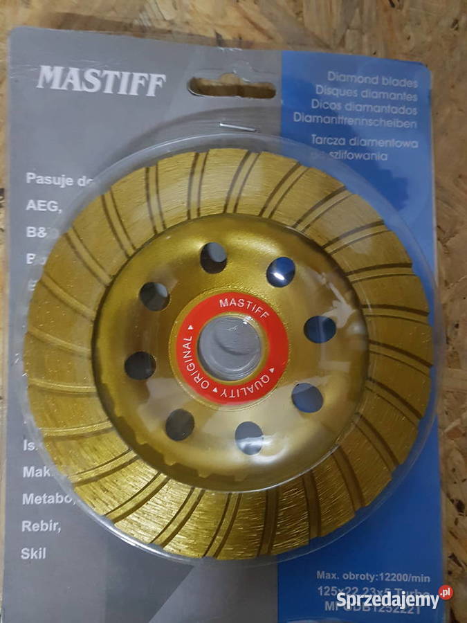 TARCZA DO SZLIFOWANIA BETONU 125 mm TURBO Głogowa