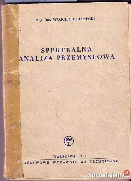 2381 SPEKTRALNA ANALIZA PRZEMYSŁOWA WOJCIECH KLI małopolskie Czyrna