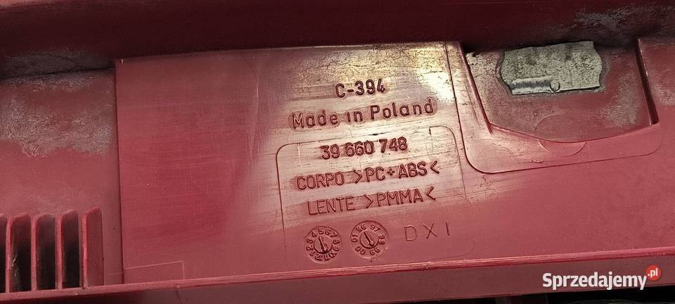 LAMPA PRAWA TYŁ FIAT SEICENTO 39660748