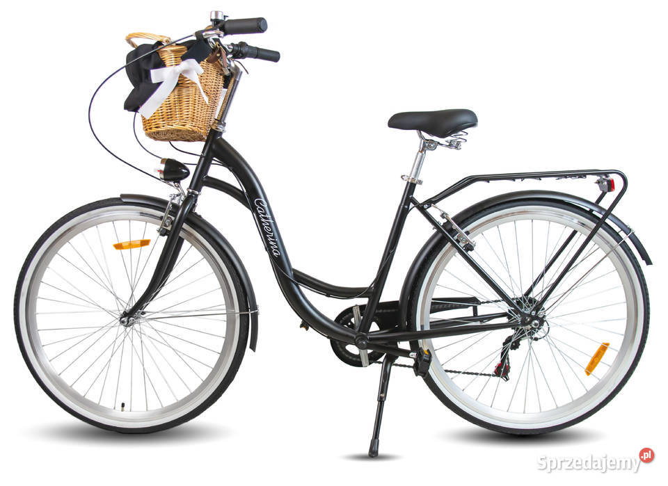 ROWER DAMSKI CZARNY MIEJSKI 26 SHIMANO DAMKA