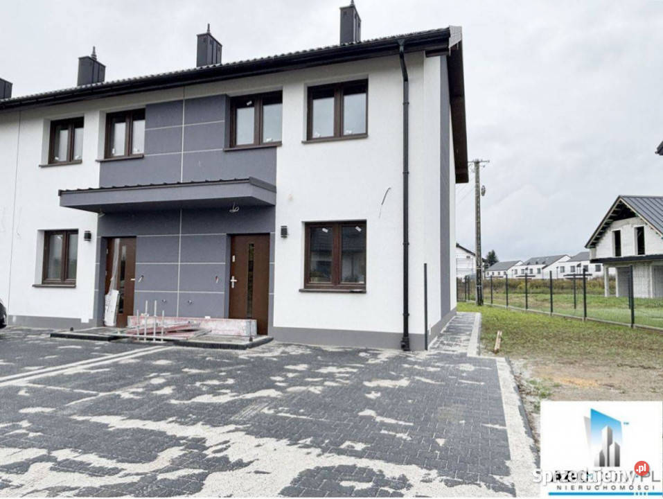 Niepołomice skrajna szeregówka z ogródkiem 77m2 Sprzedaż