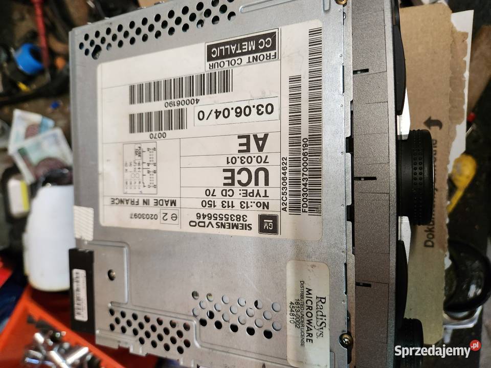 Radio Opel VectraAstraSignum itp CD70 NAVI Nysa