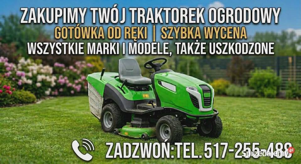 SKUP TRAKTORKÓW DO TRAWY TRAKTORKI KOSIARKI Sieradz