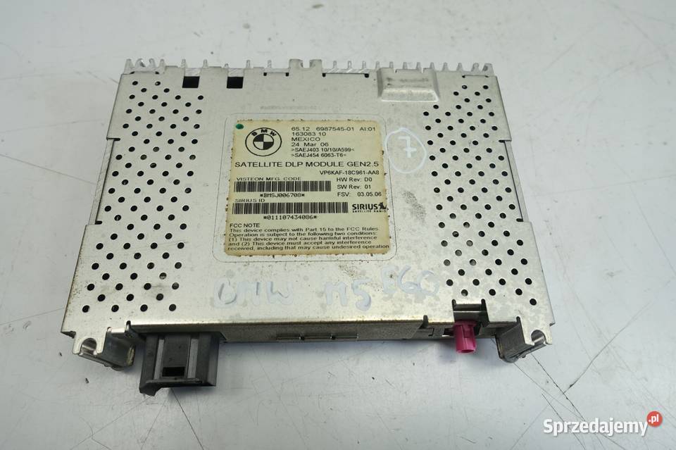 BMW E60 M5 50 V10 NAWIGACJA navi CZYTNIK 6987545 Rudka sprzedam