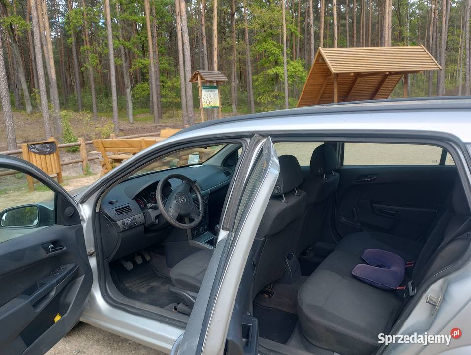Opel Astra H welurowa tapicerka mazowieckie