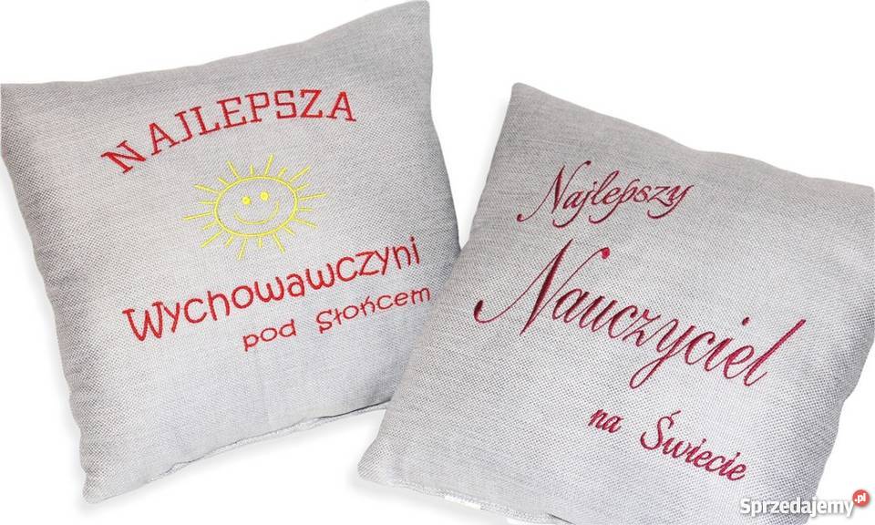 Prezent Poduszka Wychowawcy Dzień Nauczyciela Rozmiar 40x40 Grudziądz