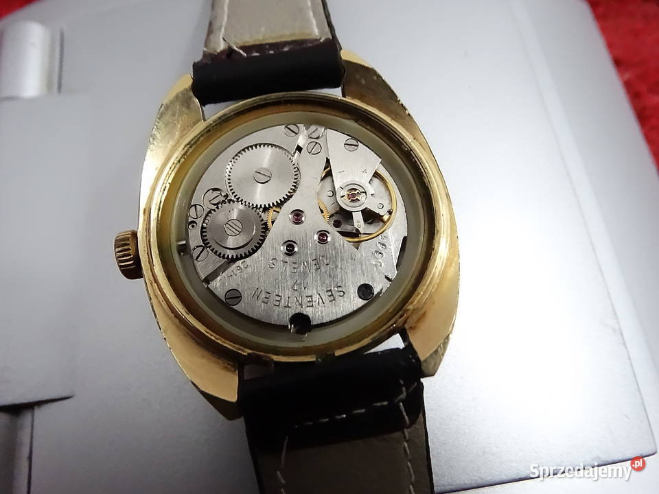 Zegarek POLJOT 17 JEWELS Pozłacany AU 10 Made in Biłgoraj