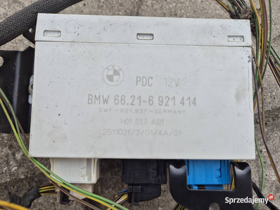 BMW E39 zestaw PDC przód tył lift komplet Łódź