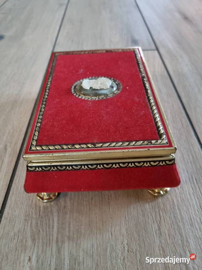 Szkatułka pudełko metalowe Angielskie Wola Podłężna