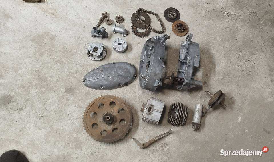 Silnik 3 biegowy jawa 50 ogar 200 pozostałości Silniki Biała Podlaska