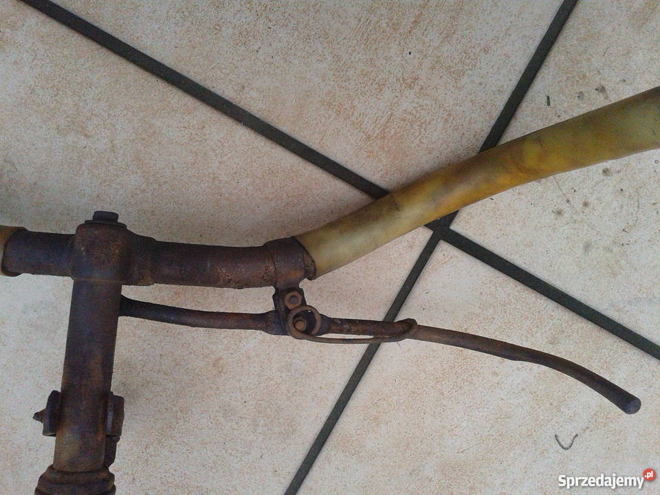 zabytkowy rower widelki kierownica hamulec Bielsko-Biała