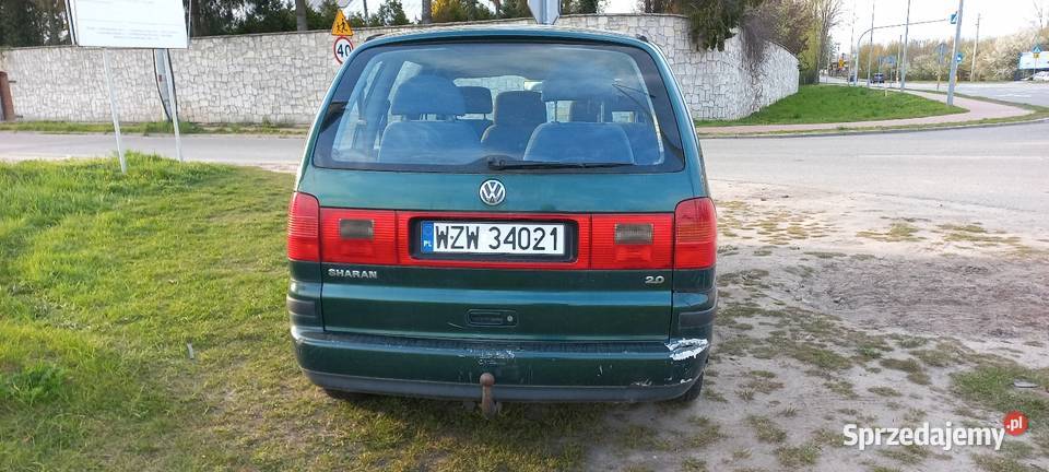 Volkswagen Sharan 20 BG HAK 7 foteli DŁUGO Volkswagen mazowieckie Skaryszew sprzedam
