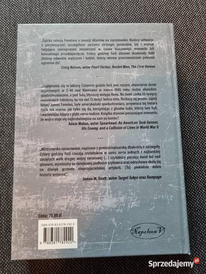 Książka Cztery godziny furii Warszawa