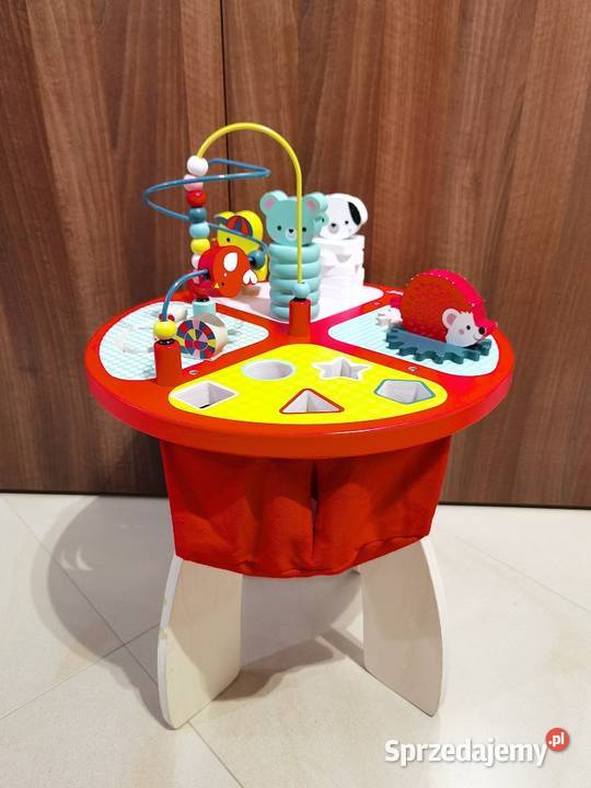 Drewniany stolik edukacyjny Janod