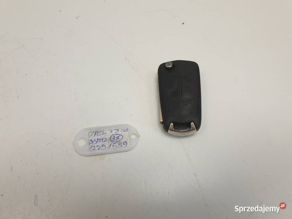 KLUCZYK OPEL ASTRA H 12251559 osobowe Układ elektryczny, zapłon Rudka