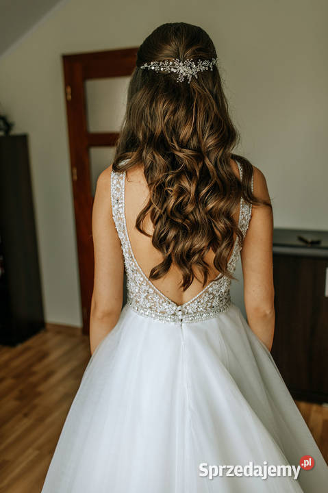 Przepiękna suknia ślubna Demetrios 1119 Kolekcja Stoczek Łukowski sprzedam