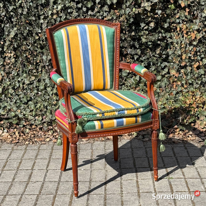 ARTexpert Para Francuskich foteli Ludwik XVI Dobrzany sprzedam