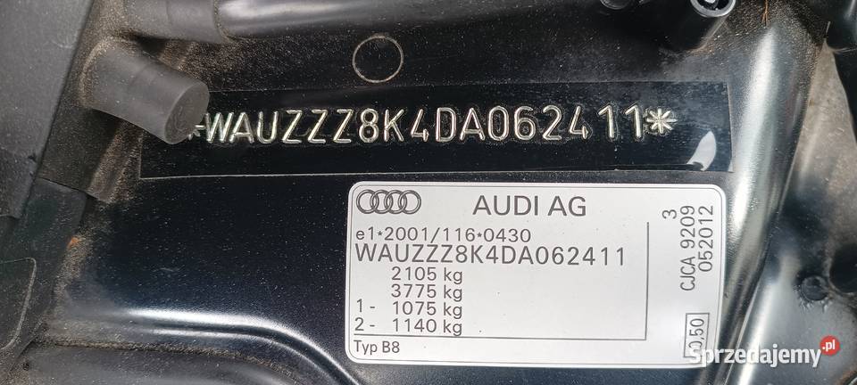 Audi A4 Avant B8 20 TDI stan idealny Zarejestrowany w Polsce Gryfów Śląski