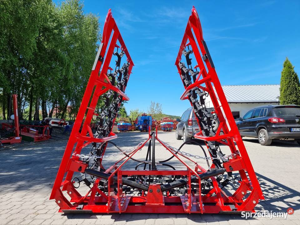 Włóka ŁĄKOWA polowa brona hydrauliczna 3m 4m 5m Przemyśl
