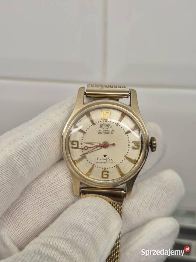 Rzadki zegarek Nobana automat śląskie Chorzów