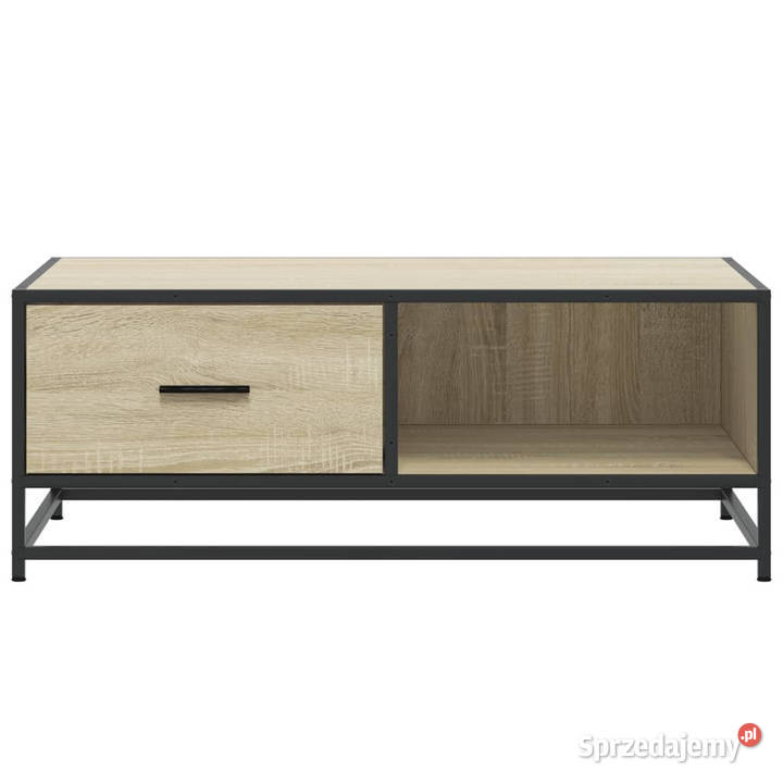Stolik kawowy dąb sonoma 90x57x35 materiał Warszawa
