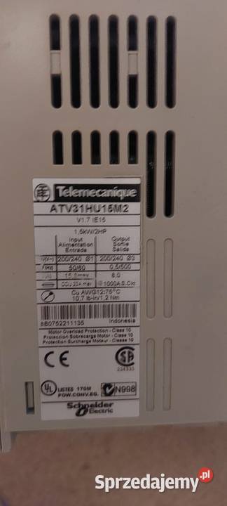 Falownik Telemecanique Altivar 31 15 kW Pozostałe Mircze