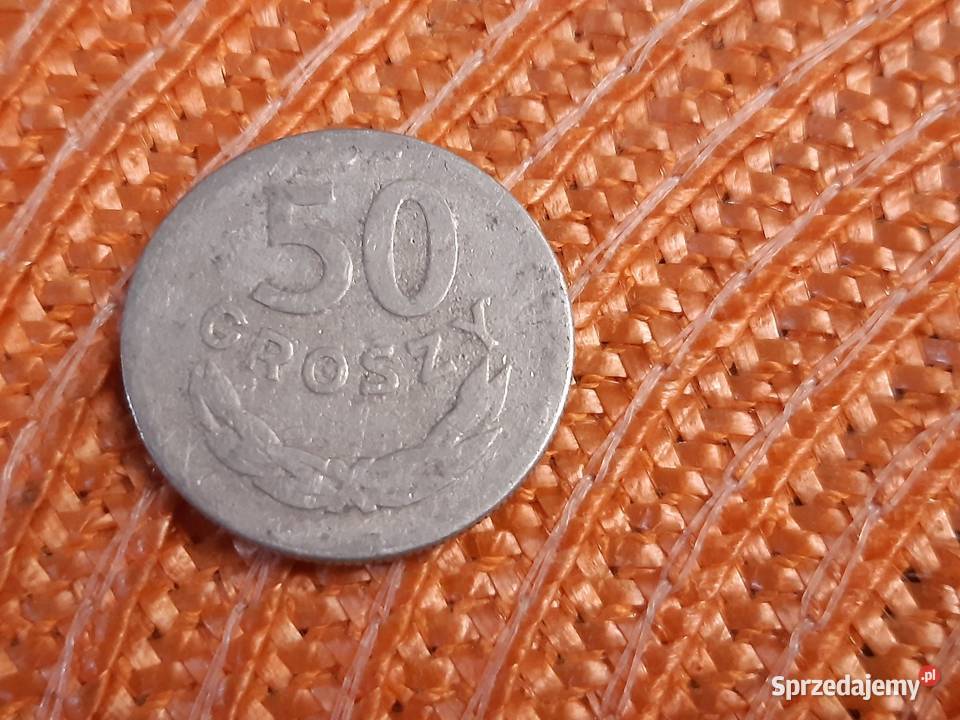 moneta polska 50groszy z 1957r Łomża