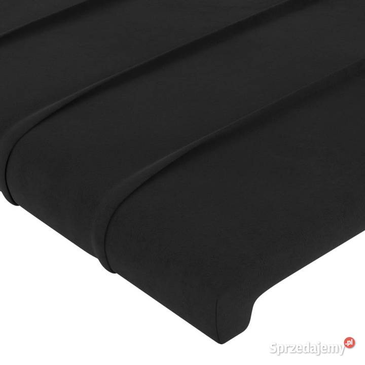 Zagłówek do łóżka z LED czarny 160x5x118128 mazowieckie