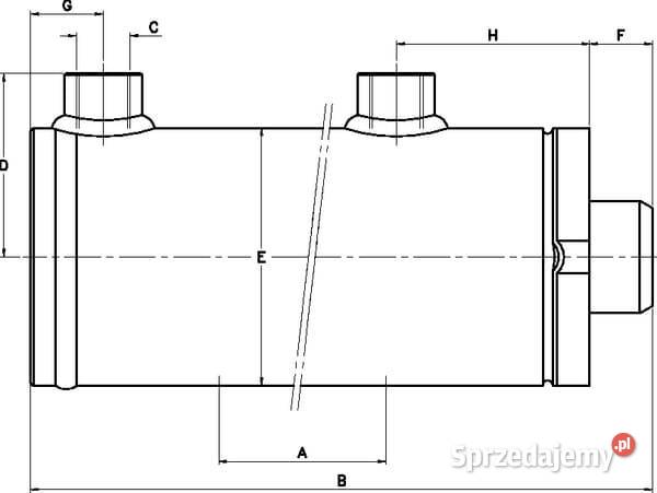 Siłownik do zmontowania DA D3570500 D3570500 Kamionna