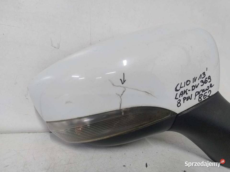 LUSTERKO PRAWE RENAULT CLIO IV DV369 8 PIN EU