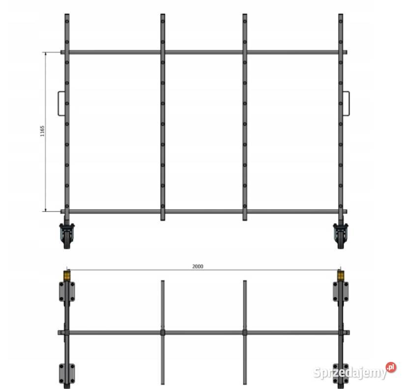 Wózek lakierniczy WL2000S210P Standard Trzebień sprzedam