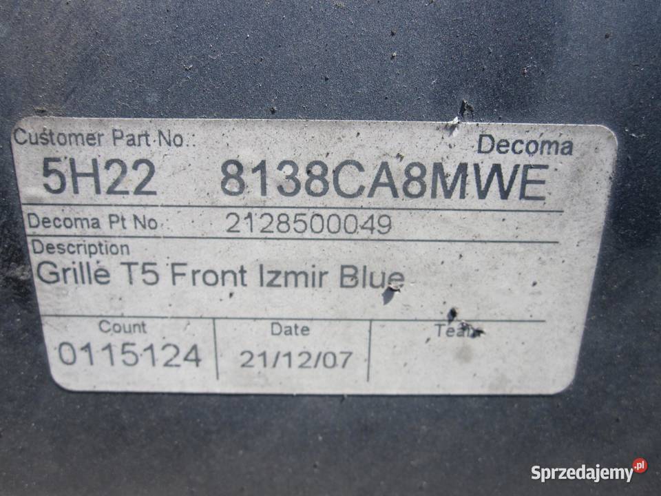 LAND ROVER DISCOVERY III 08r grill atrapa