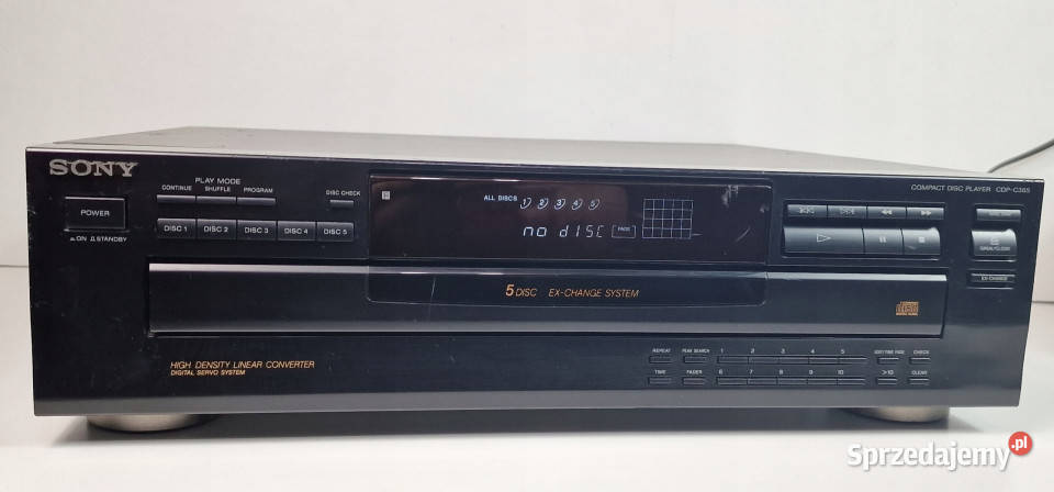 SONY odtwarzacz CD player CDP C 365 CDPC365